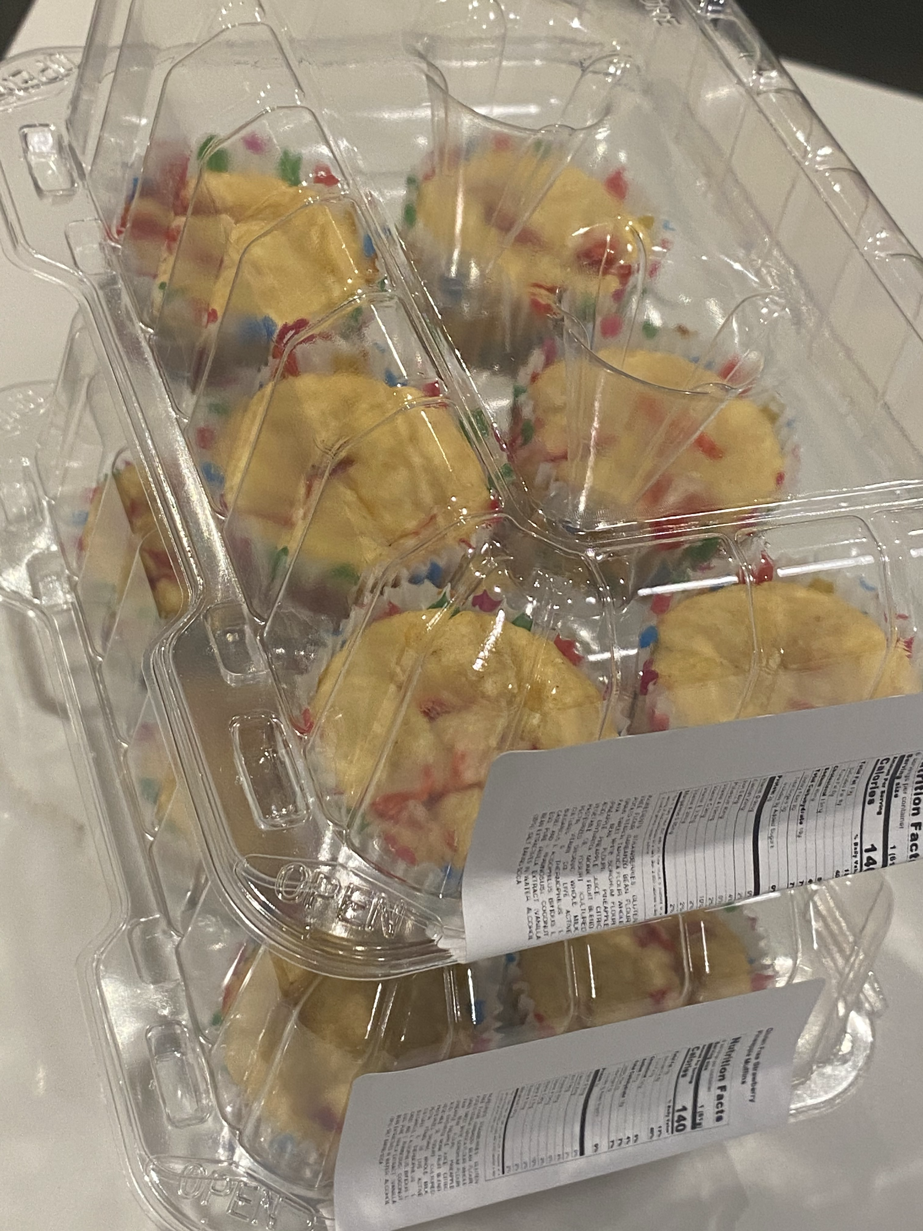 Pineapple Strawberry Coconut Muffins (Gluten/Sugar-Free)